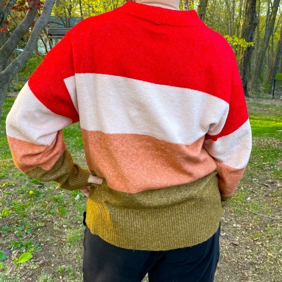 Target sweater. Super soft and comfy.‎ XS but runs big. Model is 5’3. - Picture 2 of 2